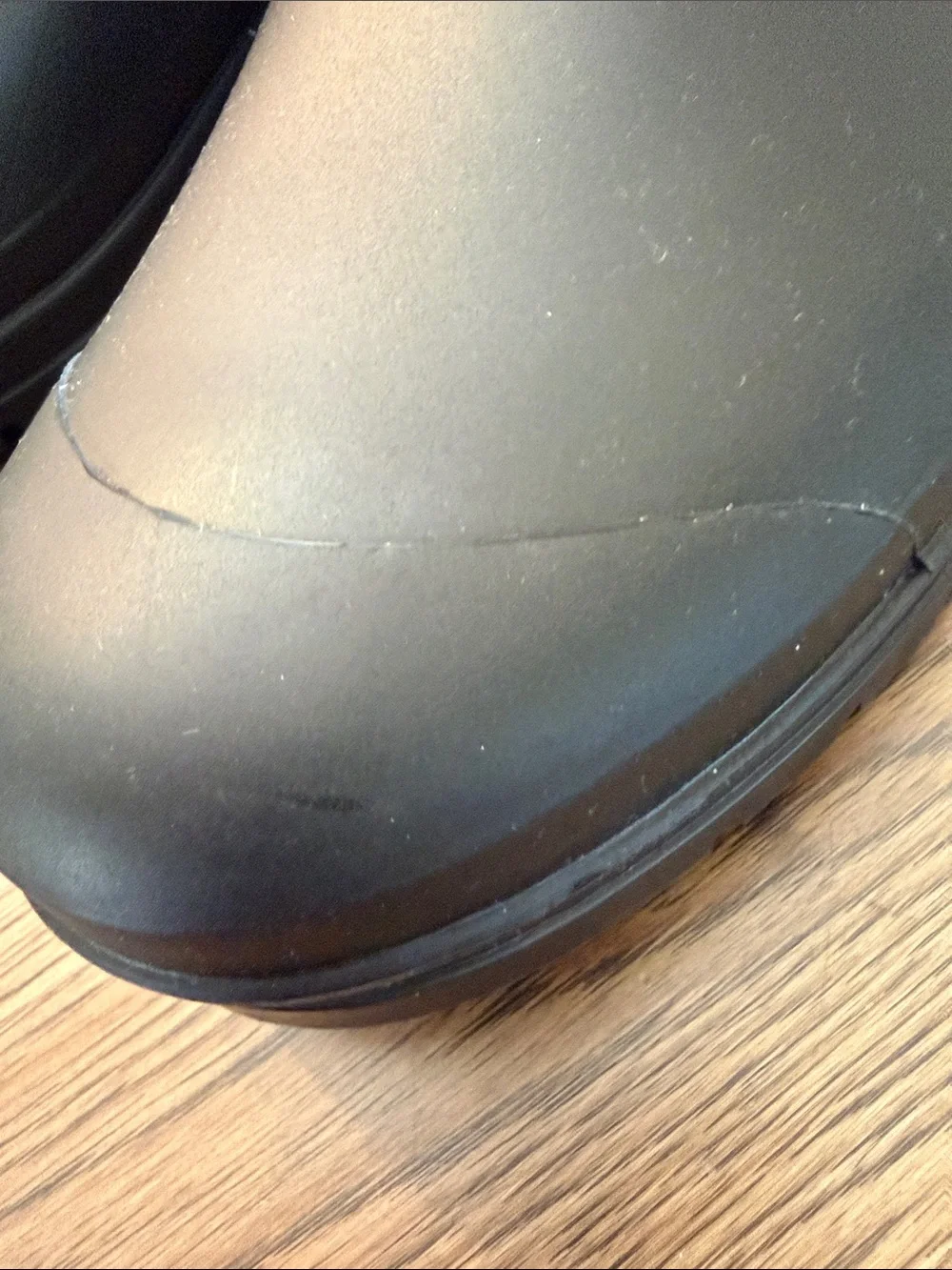 Planone Women's Black 10 (41) Waterproof Short Rain Boots